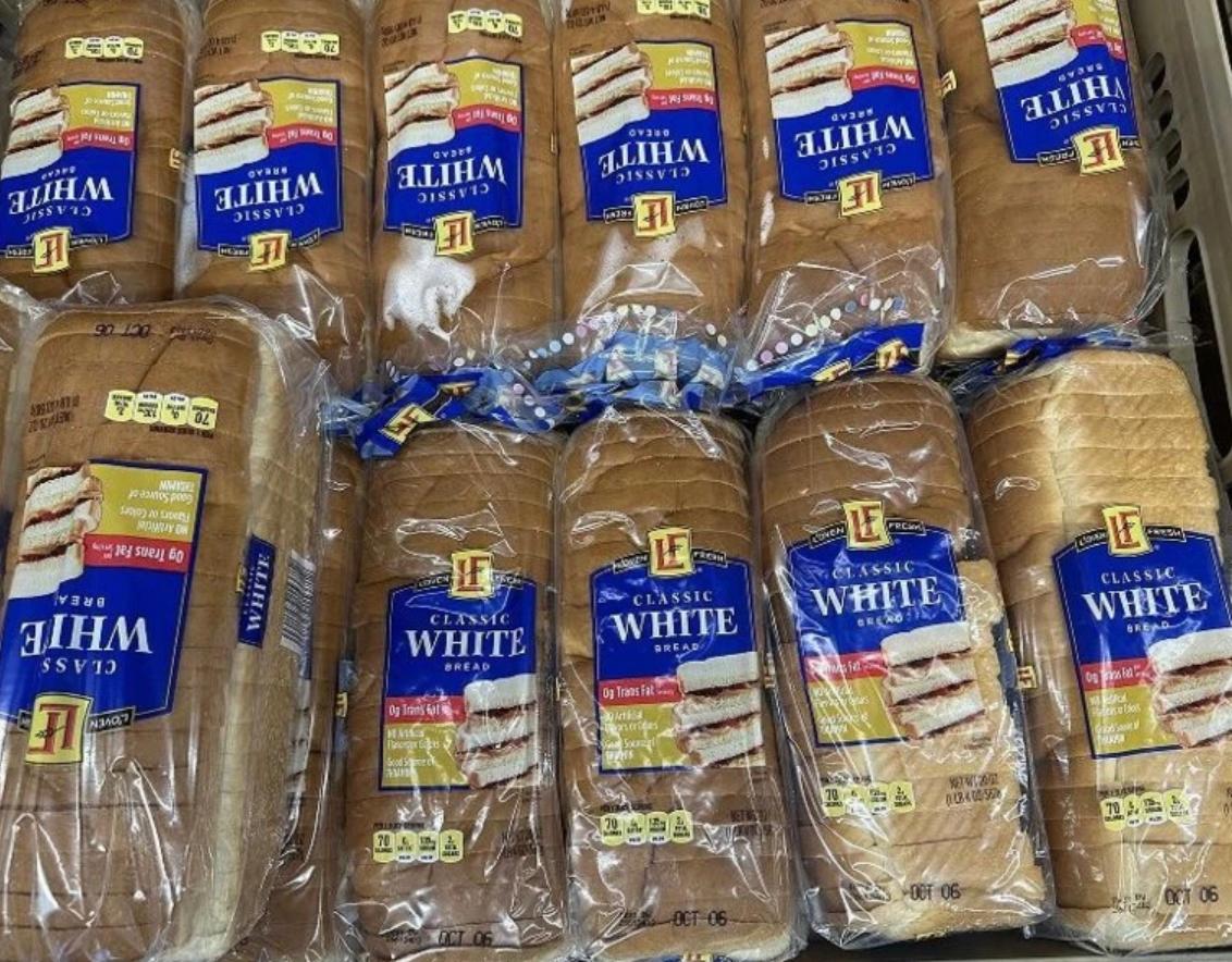 Finished bread bags