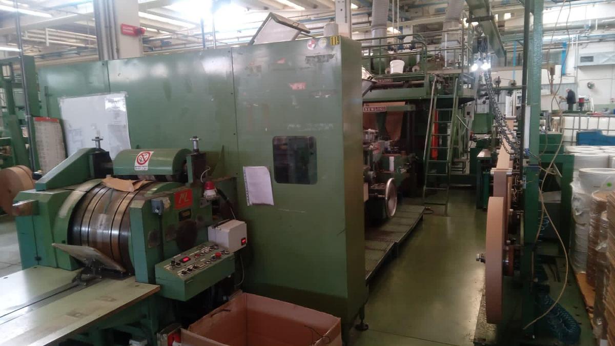 Bag machine with printing section