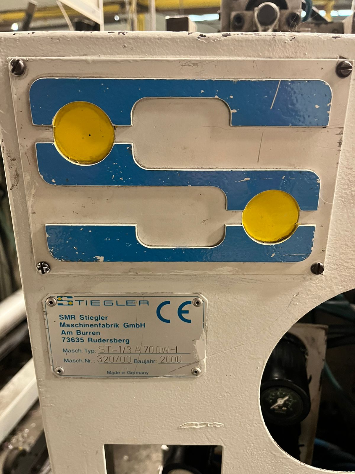 SMR Stiegler nameplate
