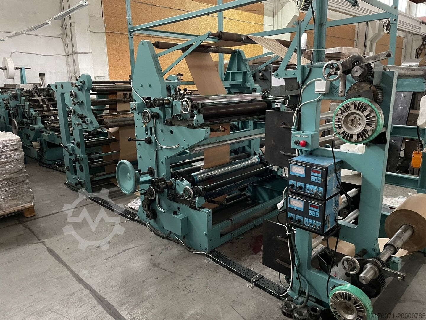 Printing section and unwind